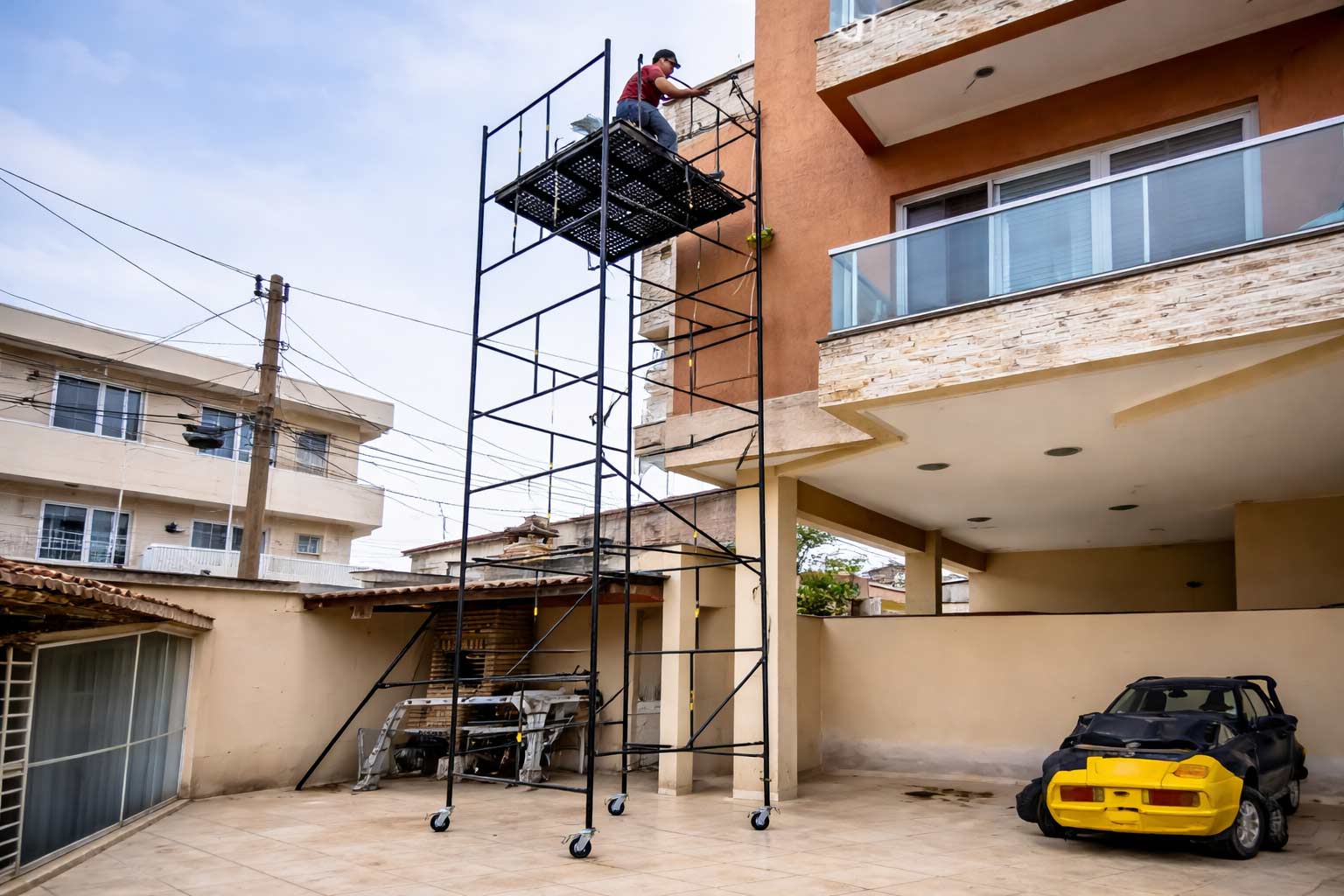 Aluguel Andaime Tubular São José dos Campos - Locaza Rental