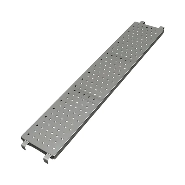Piso metálico antiderrapante para andaime tubular